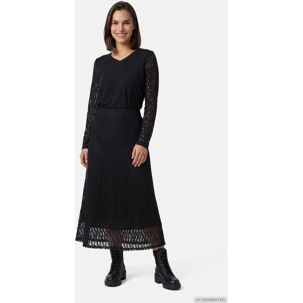 Elton ETNif Nederdele 9999 BLACK