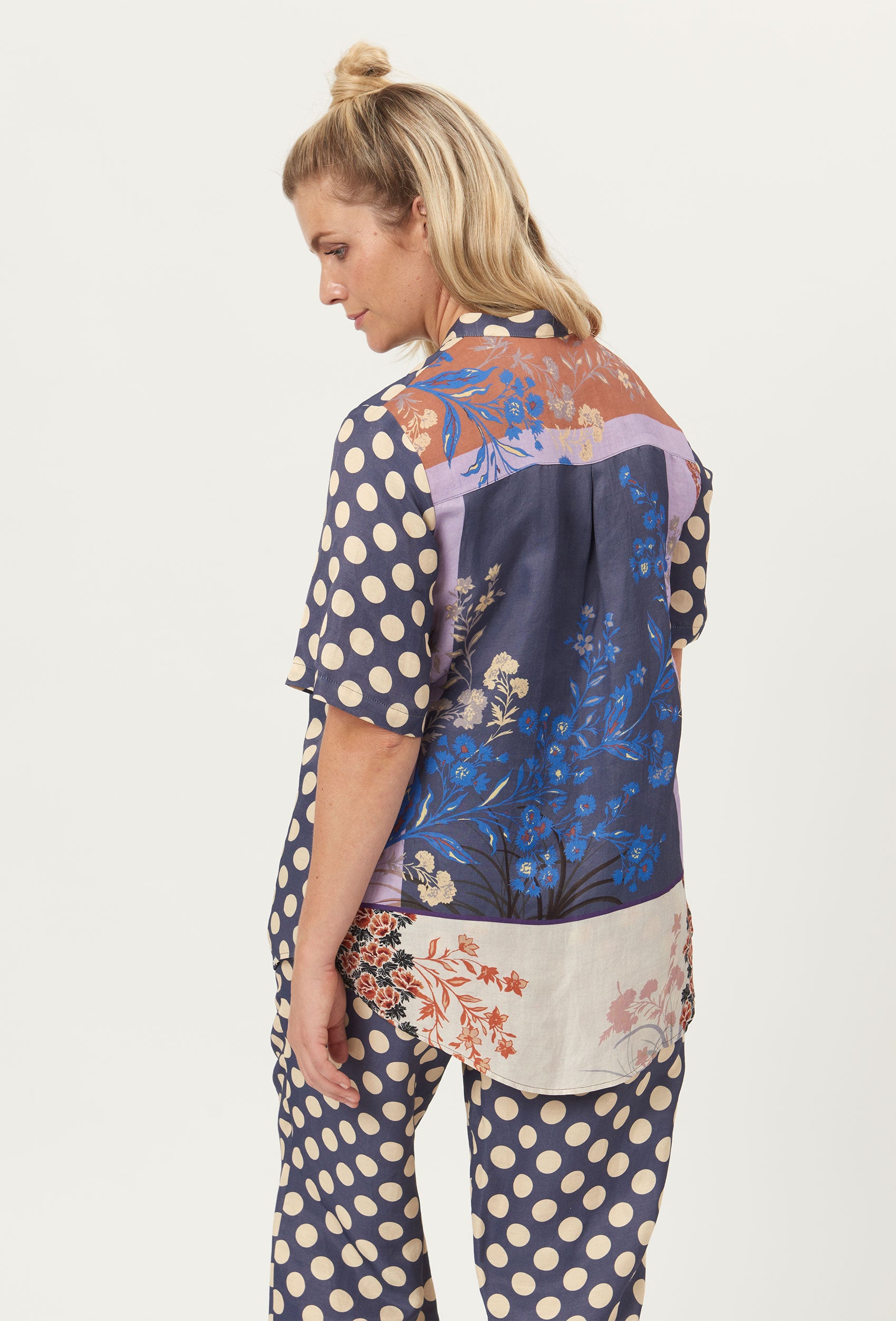 Elton ETSaki Bluser 052 Denim Blue