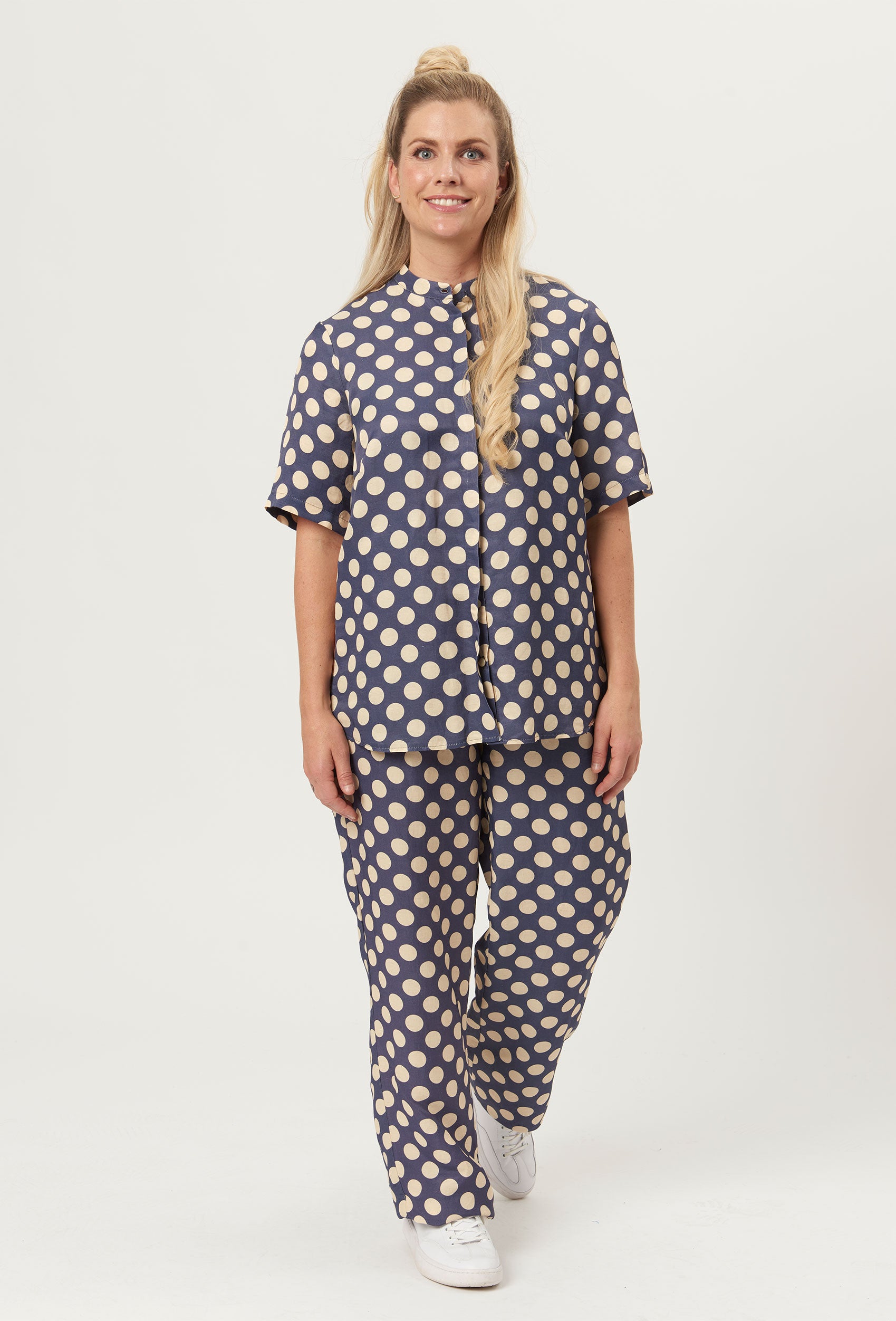 Elton ETSaki Bluser 052 Denim Blue