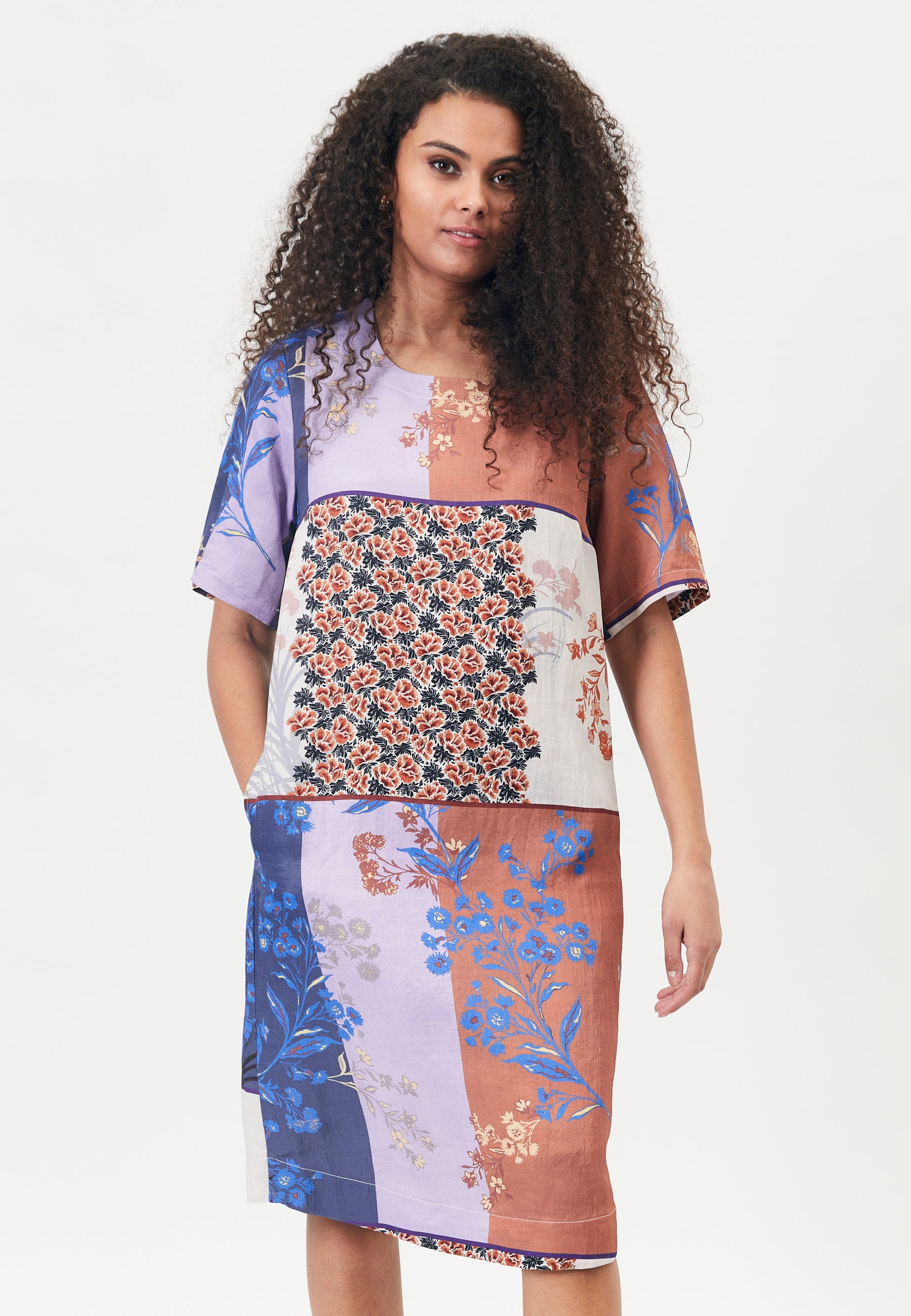 Elton ETSakine Kjoler 052 Denim Blue