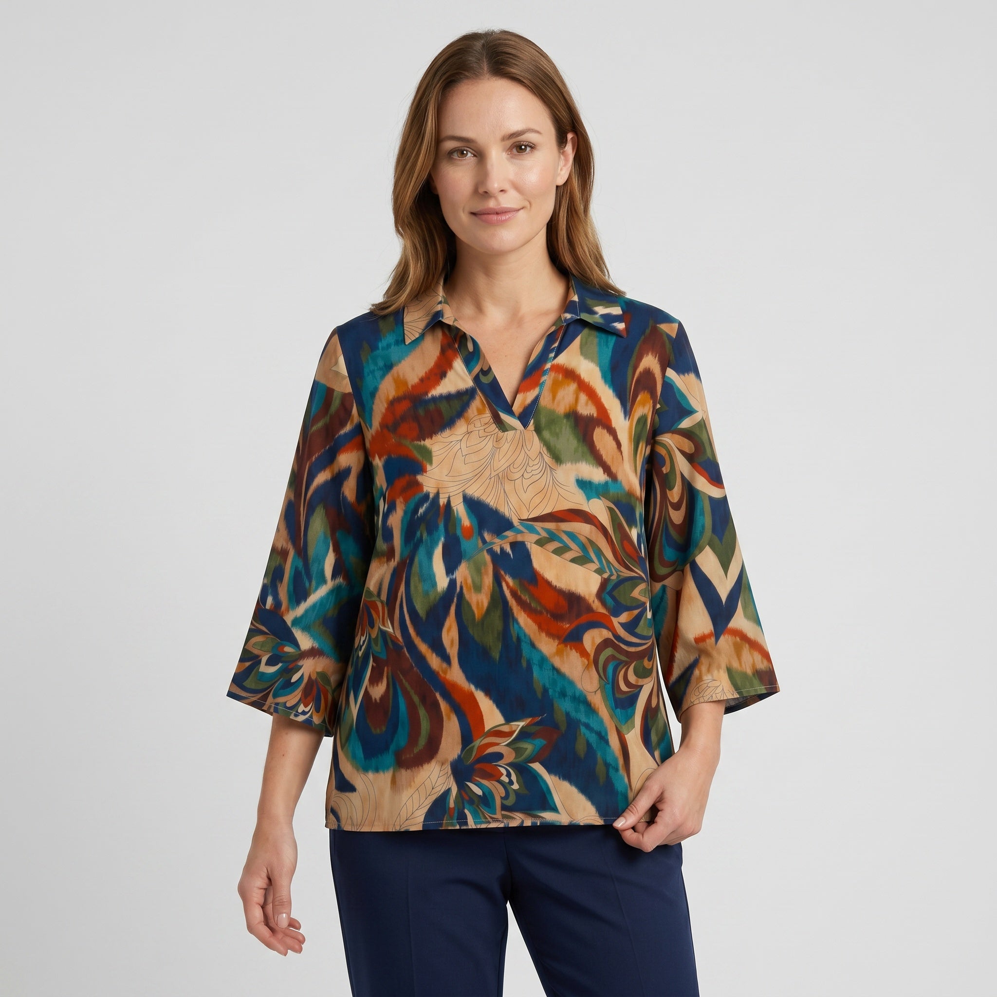 Elton ETSanza Bluser 1325 Cashew Brown