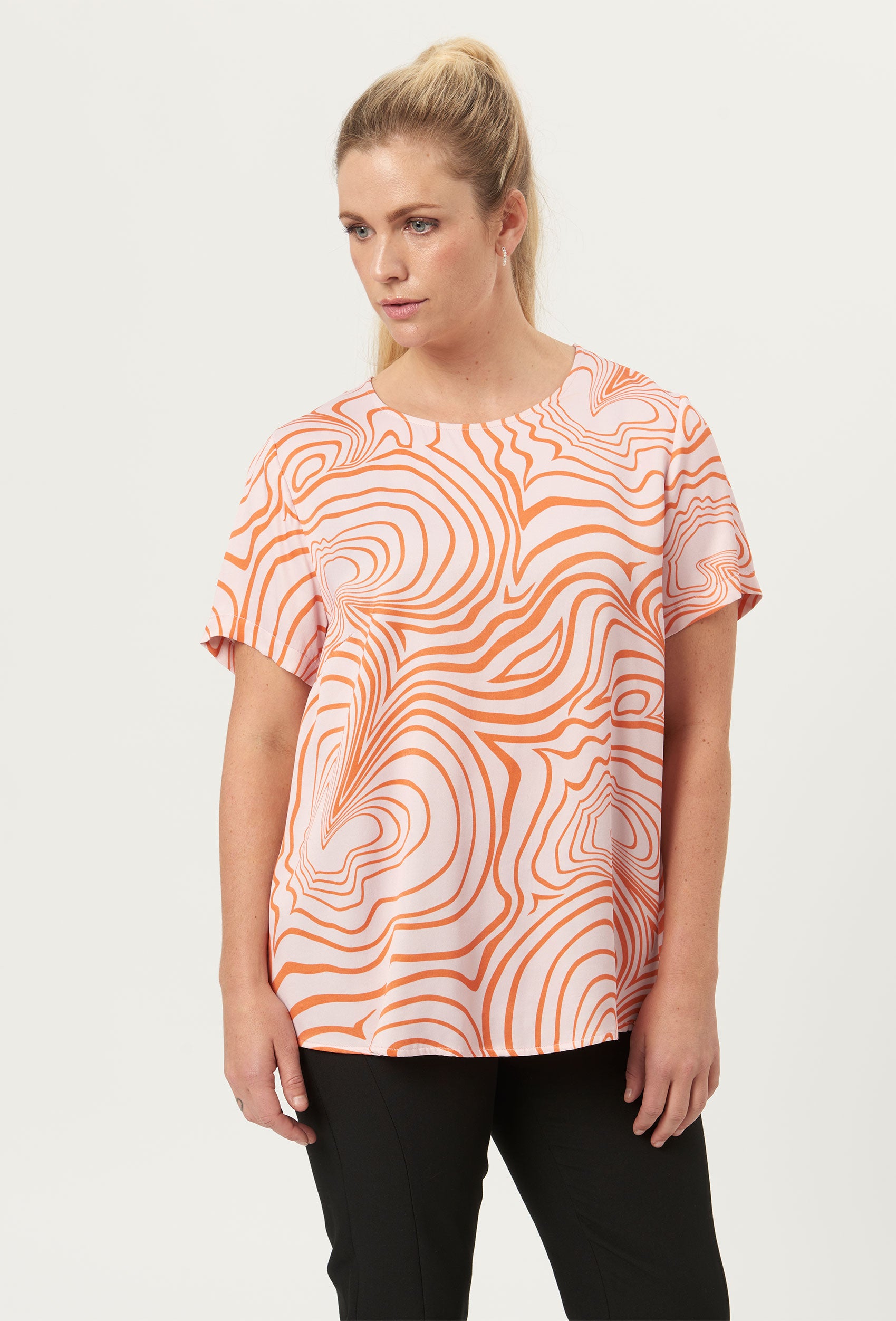 Elton ETSolbrit Bluser 014 Pale Rose Red