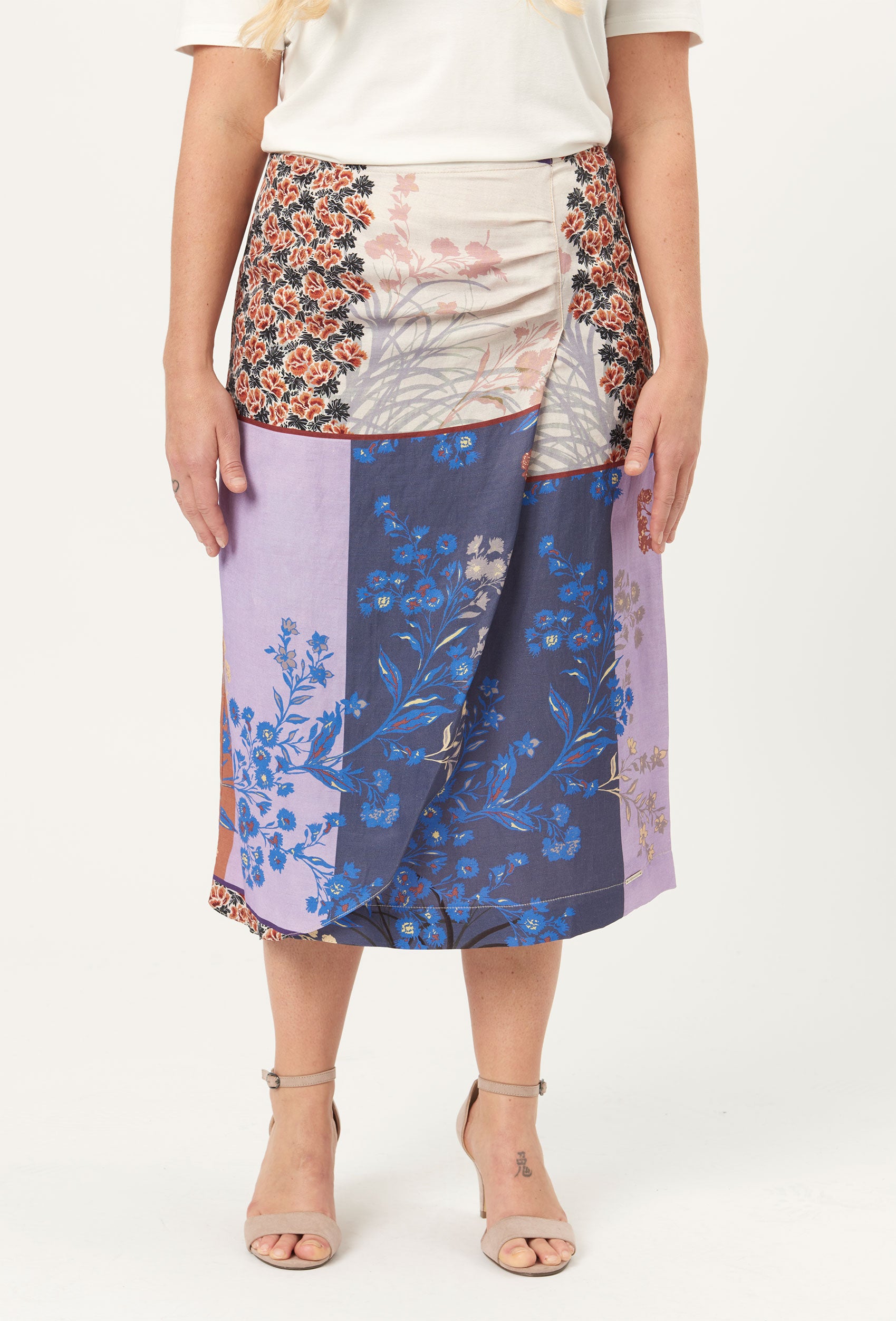 Elton ETSusi Nederdele 052 Denim Blue