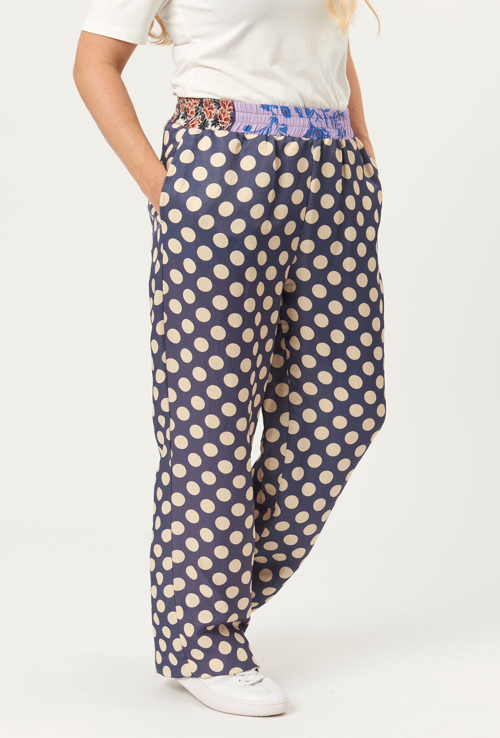 Elton ETVala Bukser 052 Denim Blue
