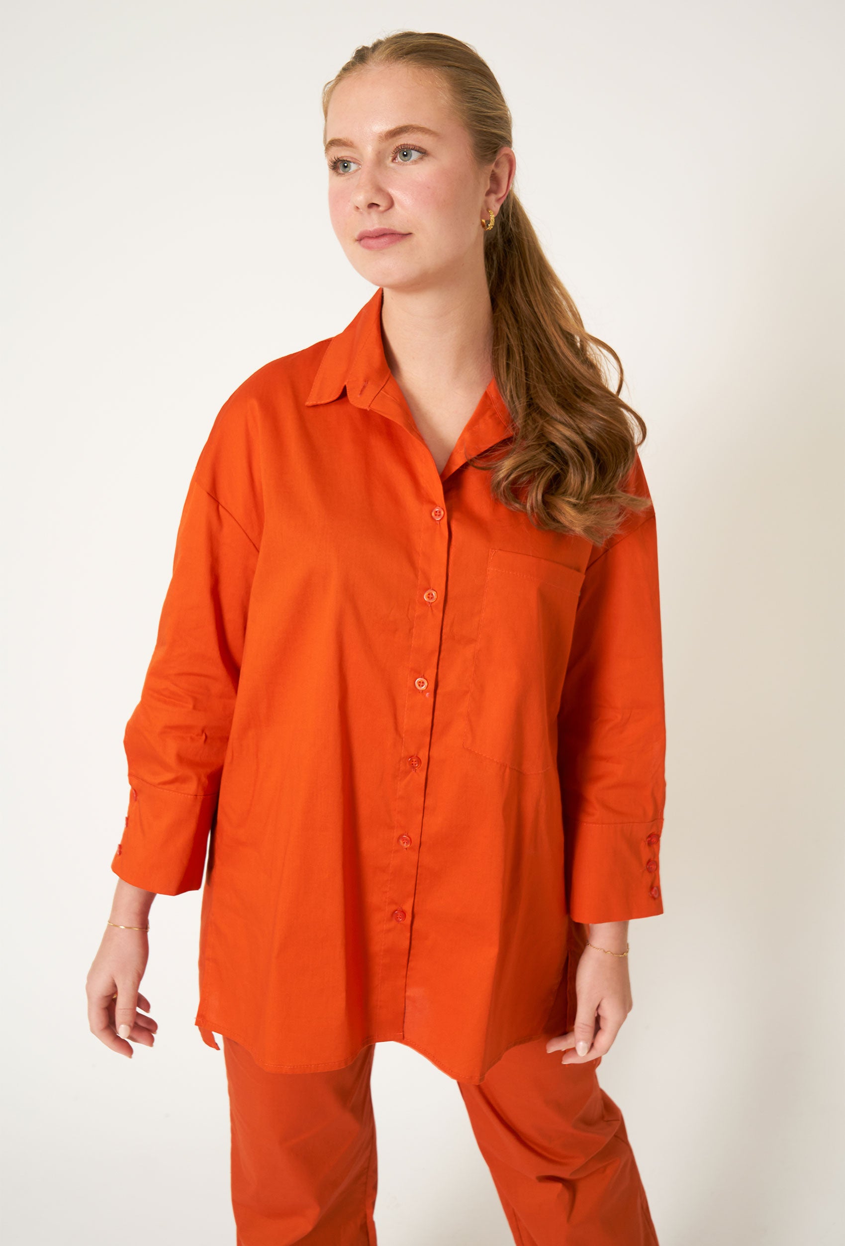 Elton ETWera Skjortebluser 093 Dark Orange