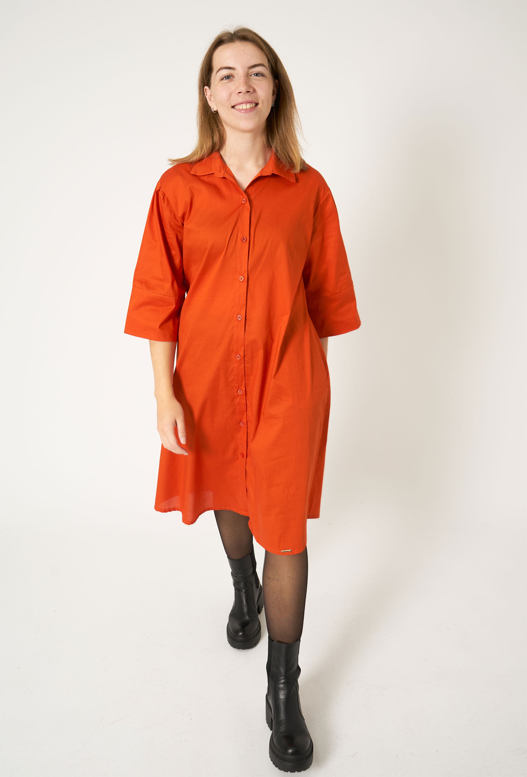 Elton ETWiga Kjoler 093 Dark Orange