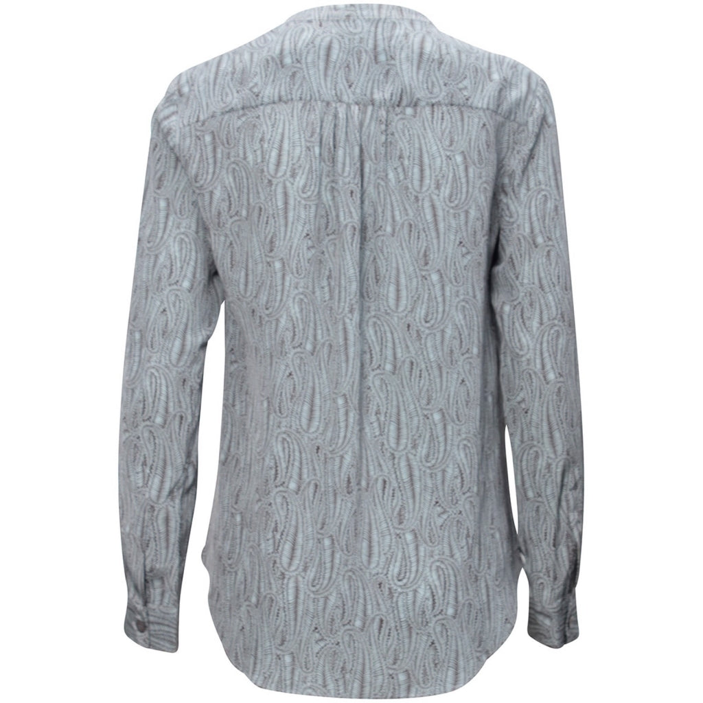 Charlotte Sparre Easy blouse 100% CDC silk Skjorter og bluser Light petrol