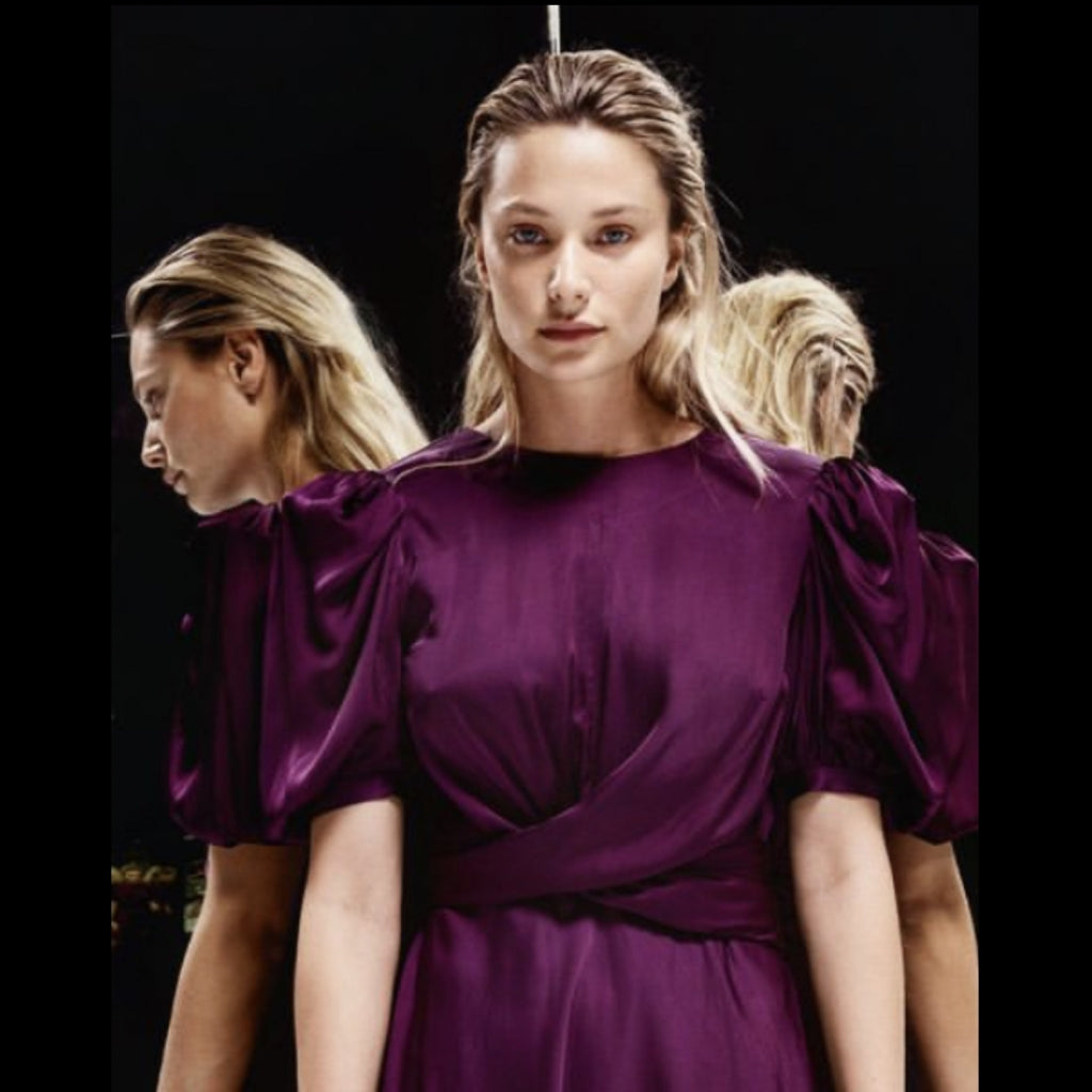 Custommade Elana dress Dress Potent purple