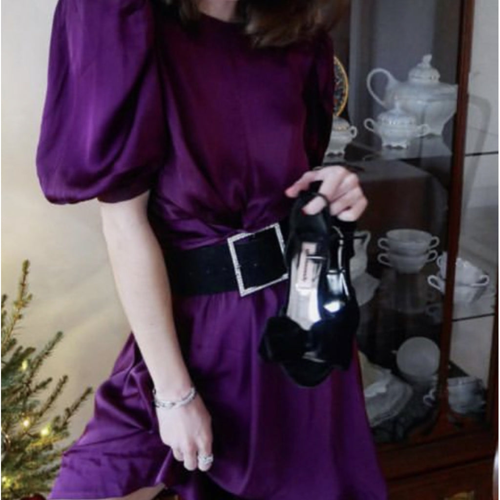 Custommade Elana dress Dress Potent purple