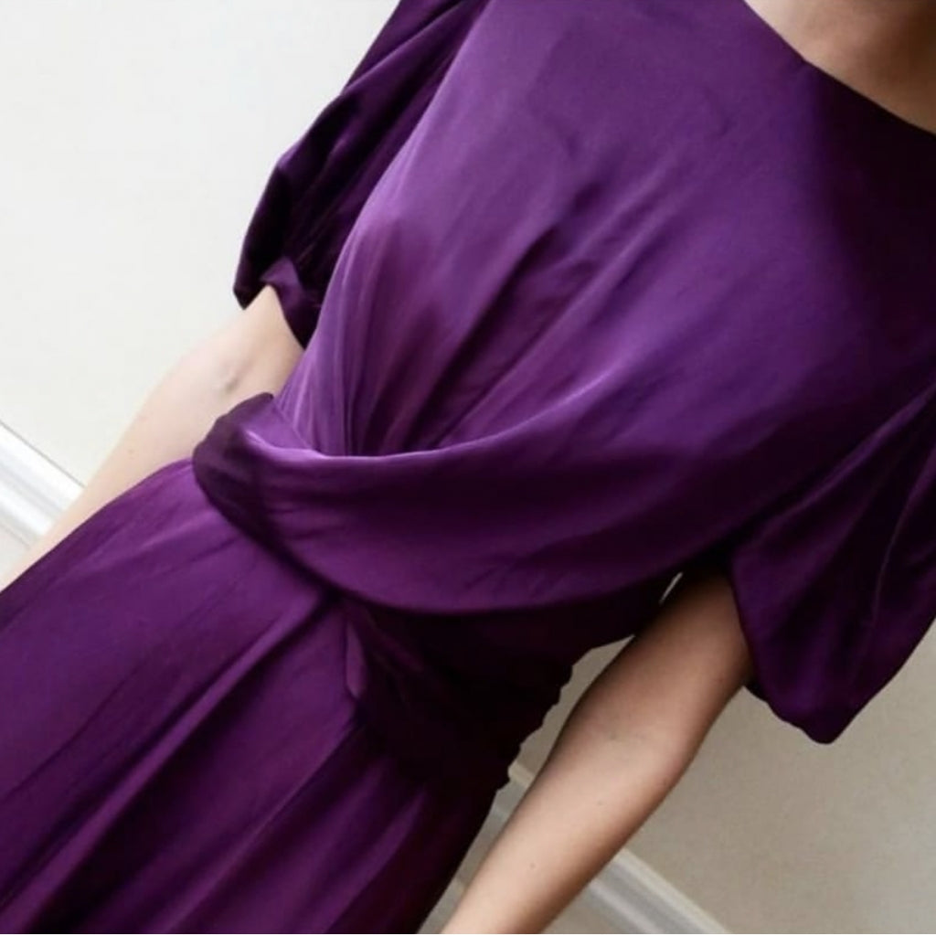 Custommade Elana dress Dress Potent purple