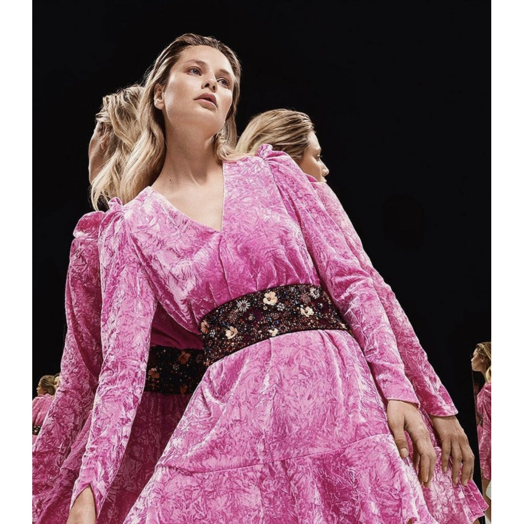 Custommade Elene dress Dress Fuchsia Pink