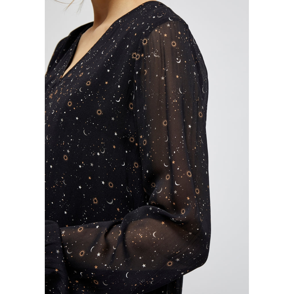 Minus Elsa blouse Skjorter og bluser Moon print