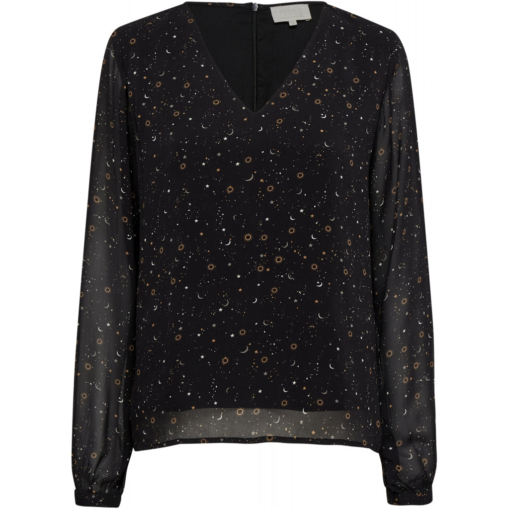 Minus Elsa blouse Skjorter og bluser Moon print