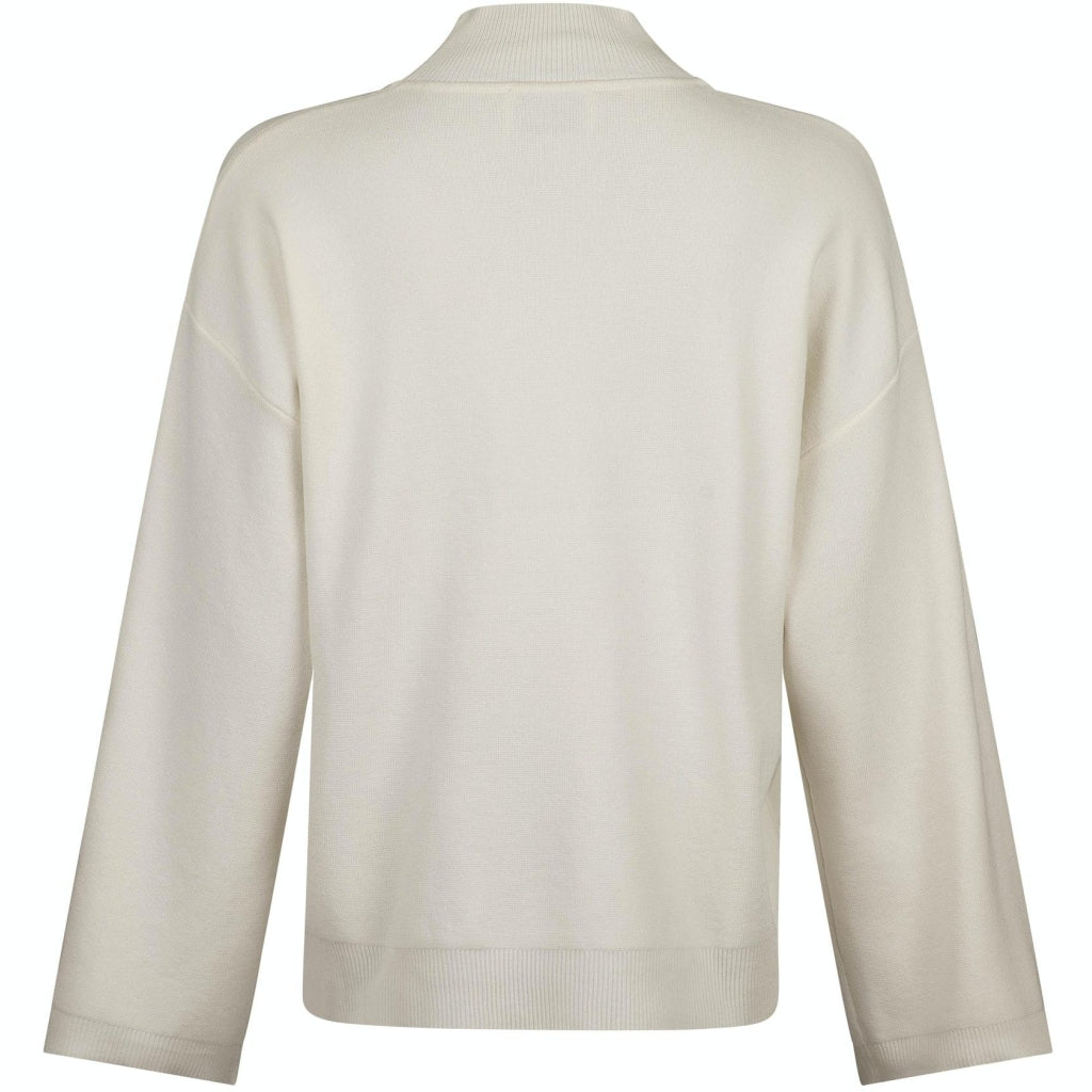 Neo Noir Ena solid knit blouse Knit Off white