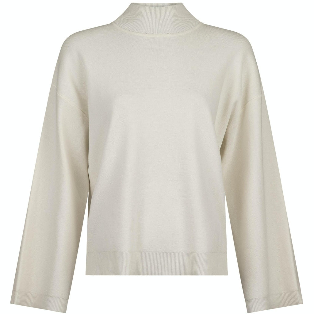 Neo Noir Ena solid knit blouse Knit Off white