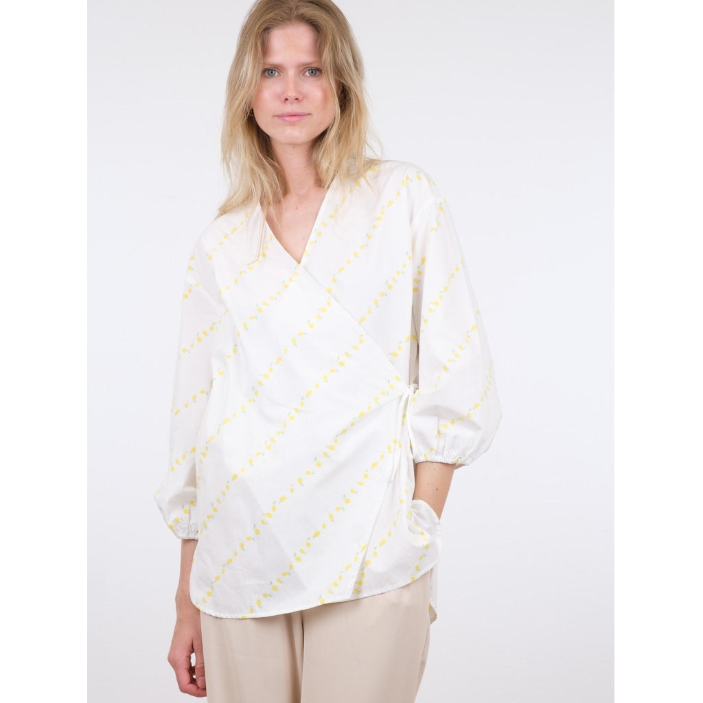 Neo Noir Envy Lemon blouse Skjorter og bluser White