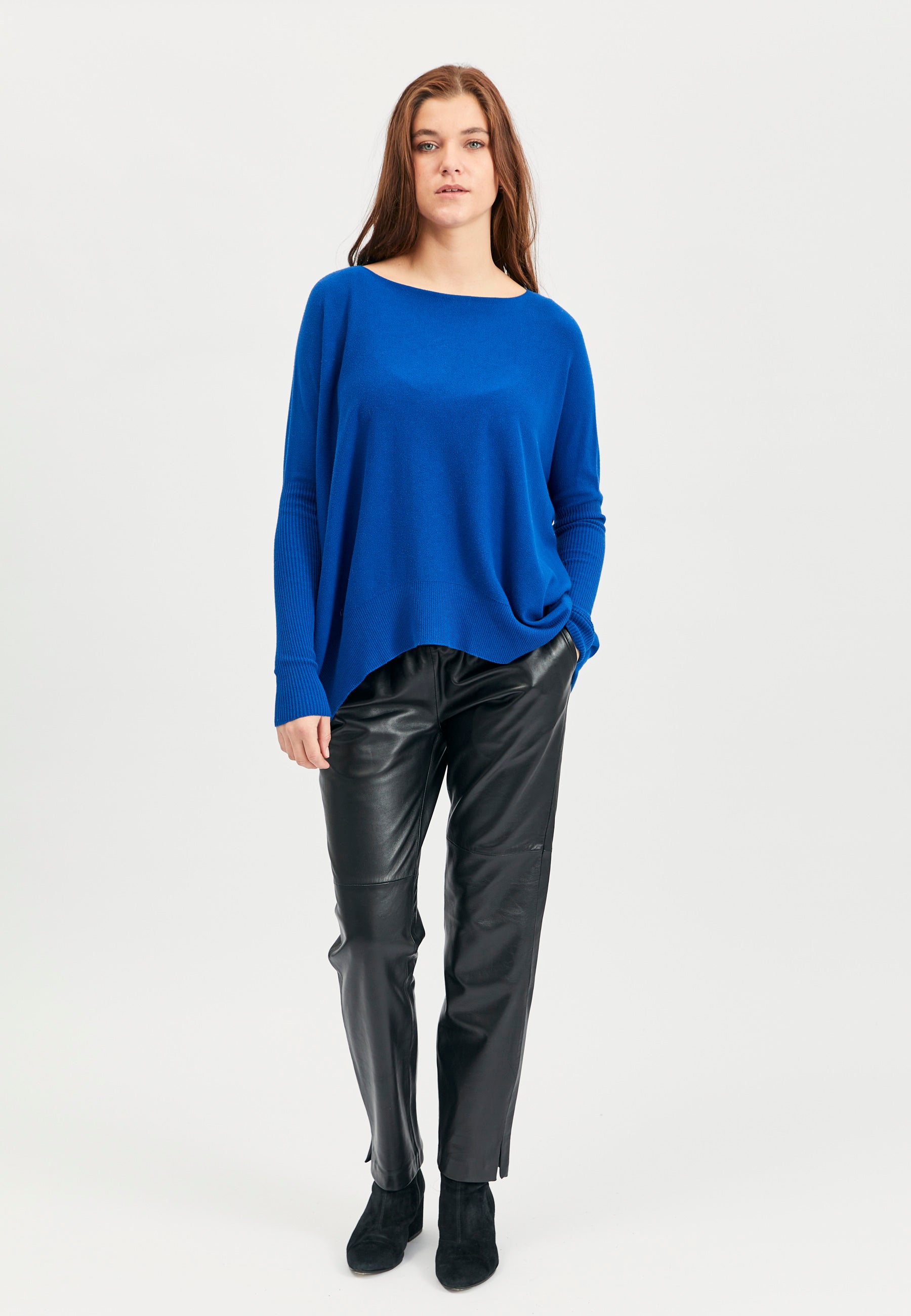 Lind Esther Knit Pullover 276 Lapis Blue