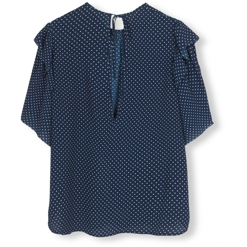Stella Nova Eun blouse Skjorter og bluser Blue/white dots