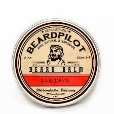 Beardpilot Daredevil 60 ml beholder med etikette og skægmandslogo.