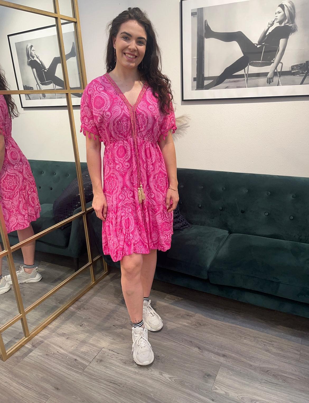 Copenhagen luxe pink kjole 4466 - Damernes Outlet
