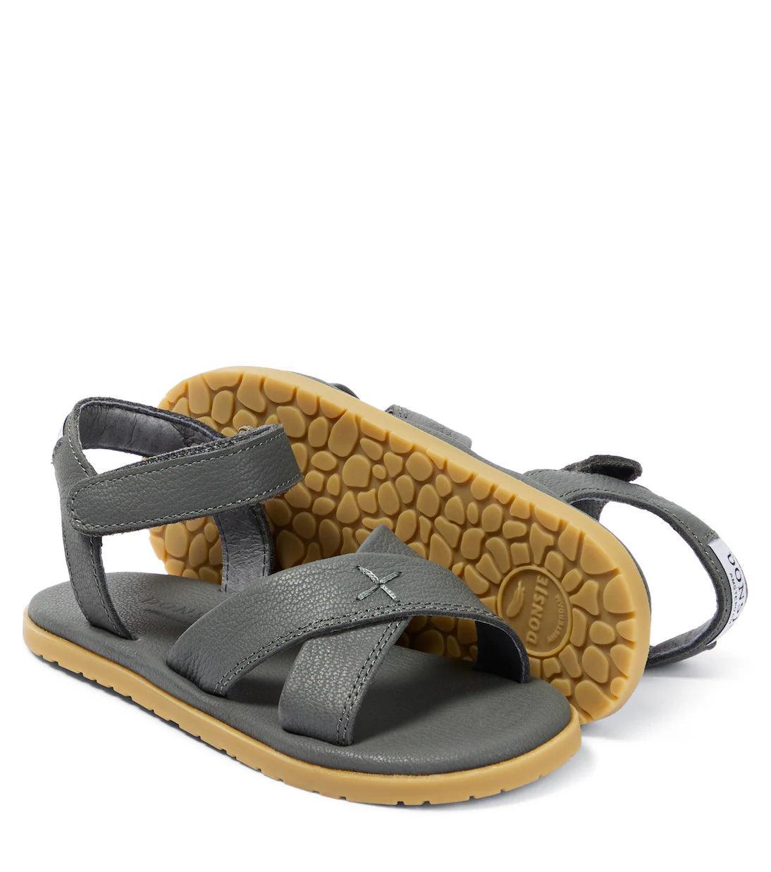 Donsje - Stellar blue leather sandal - Damernes Outlet
