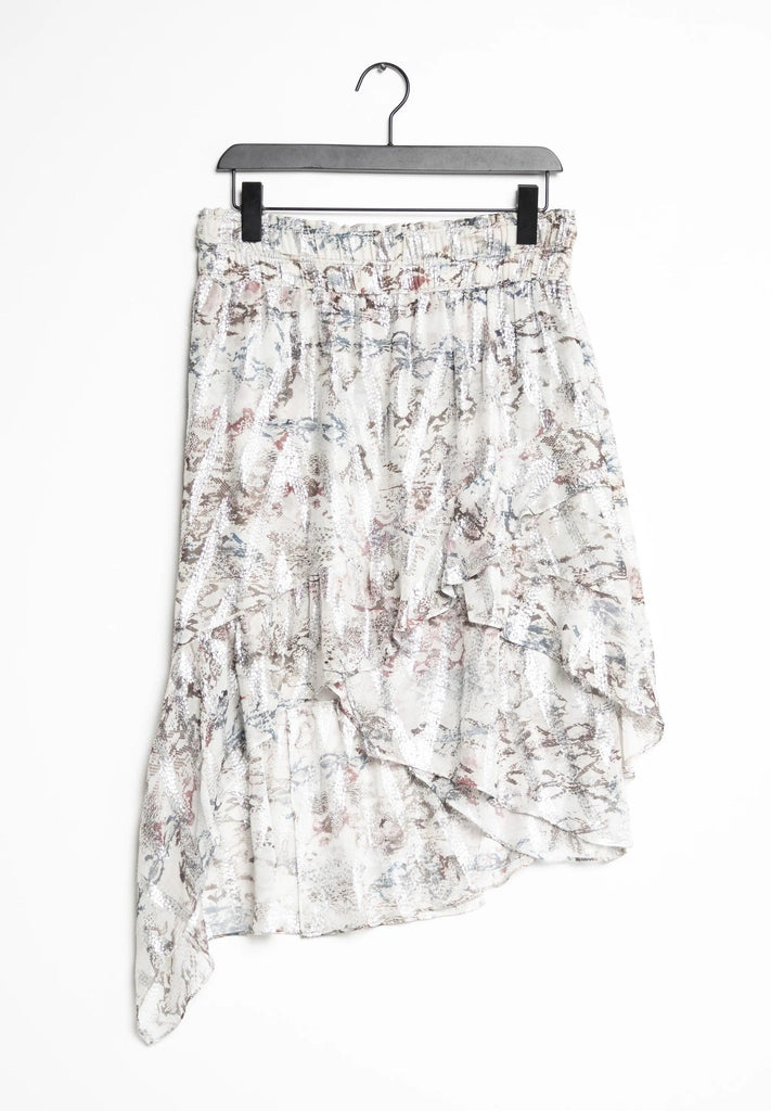 IRO A-line skirt, silver - Damernes Outlet