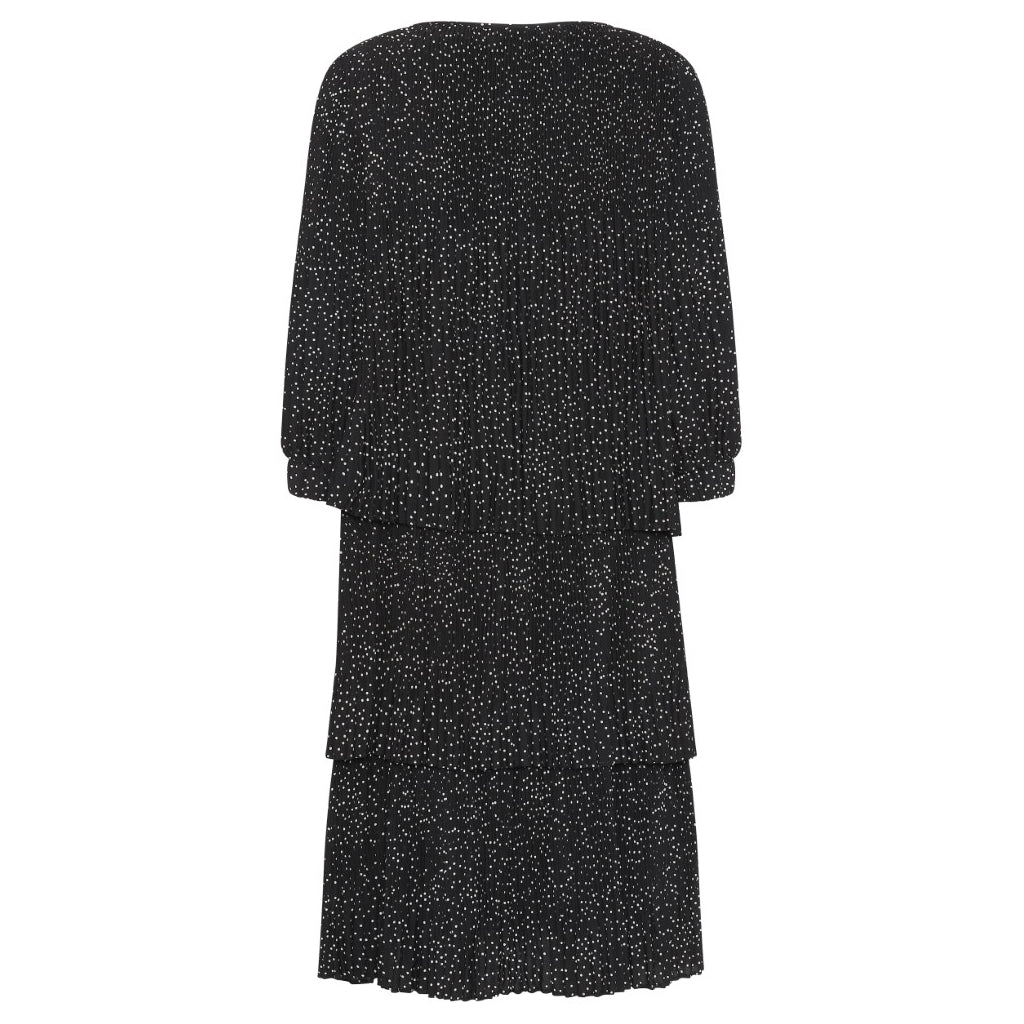 A-View Ilja dotted dress Dress Black