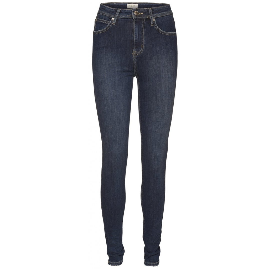 NORR Iva high rise skinny jeans Jeans Dark blue
