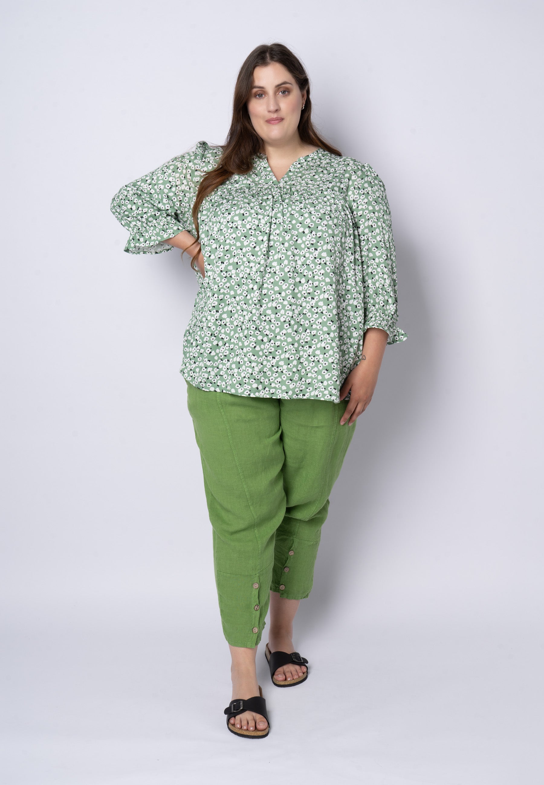 Aprico Jacksonville Bluser 3250 Soft Green