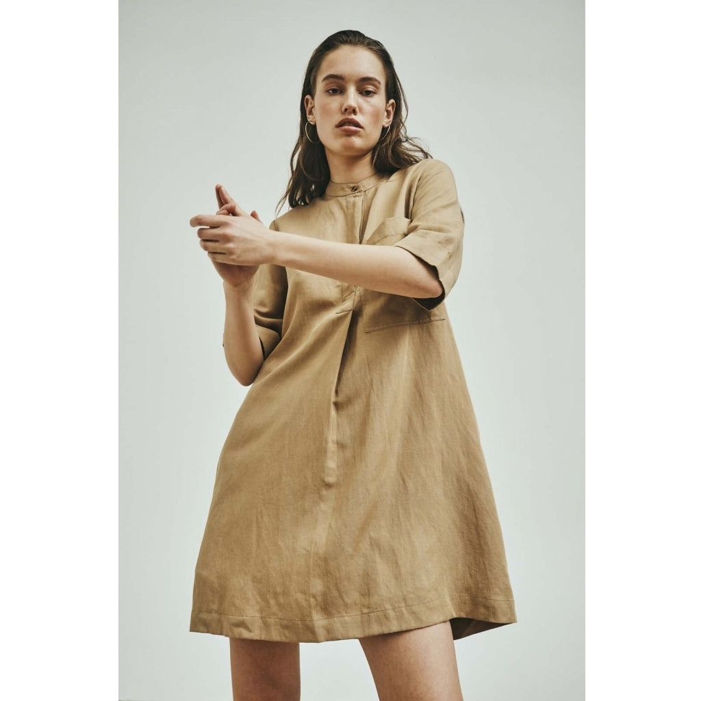 NORR Jaden dress Kjoler Camel