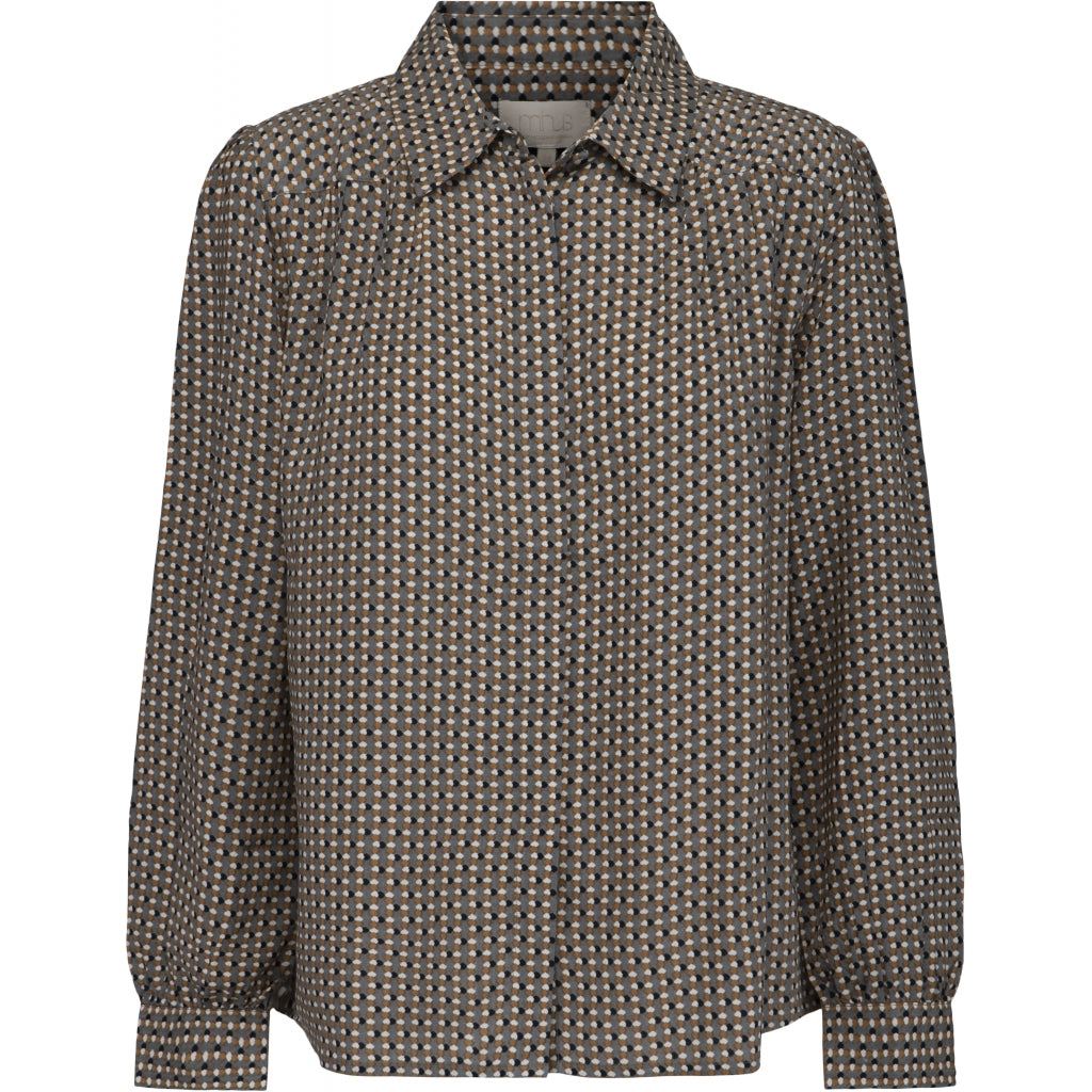 Minus Jasmina shirt Skjorter og bluser Steel grey