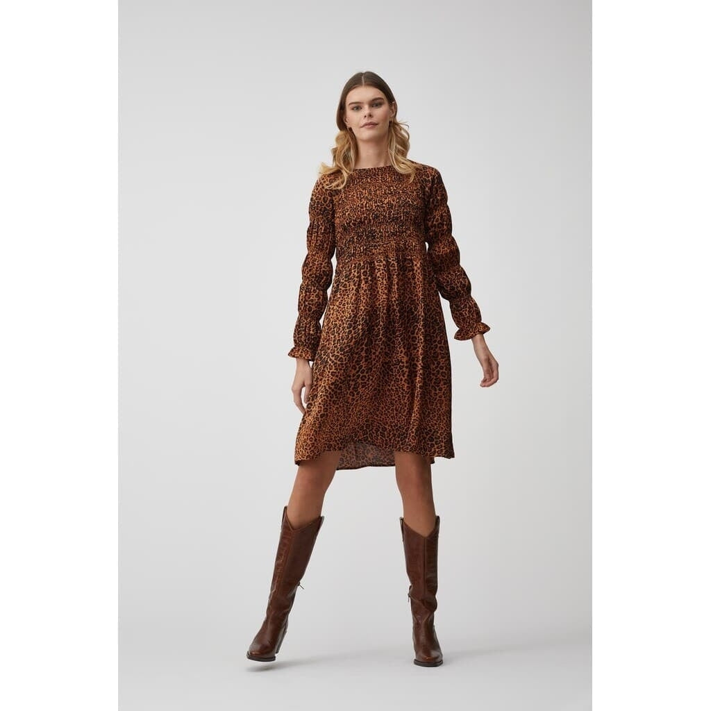 A-View Julie LS dress Dress Leopard
