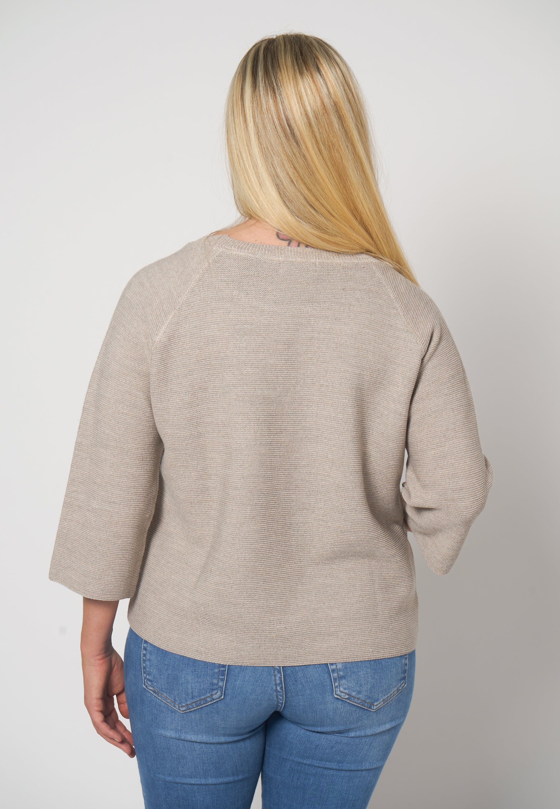 Lind Karla Knit Pullover 16 Spago sand