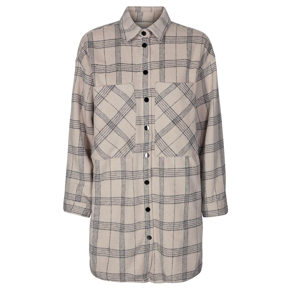 Co'couture Kendall pale check shirt Skjorter og bluser Bone