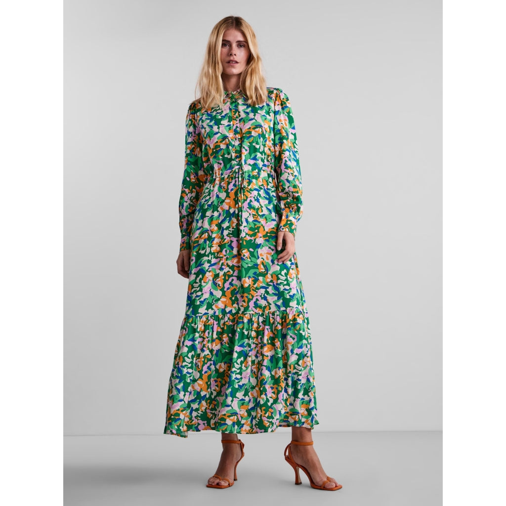 Y.A.S Kimmie LS long dress Dress Jelly bean