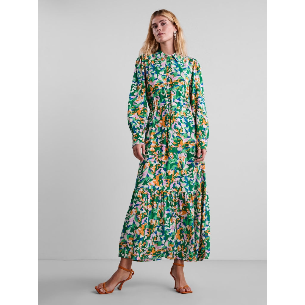 Y.A.S Kimmie LS long dress Dress Jelly bean