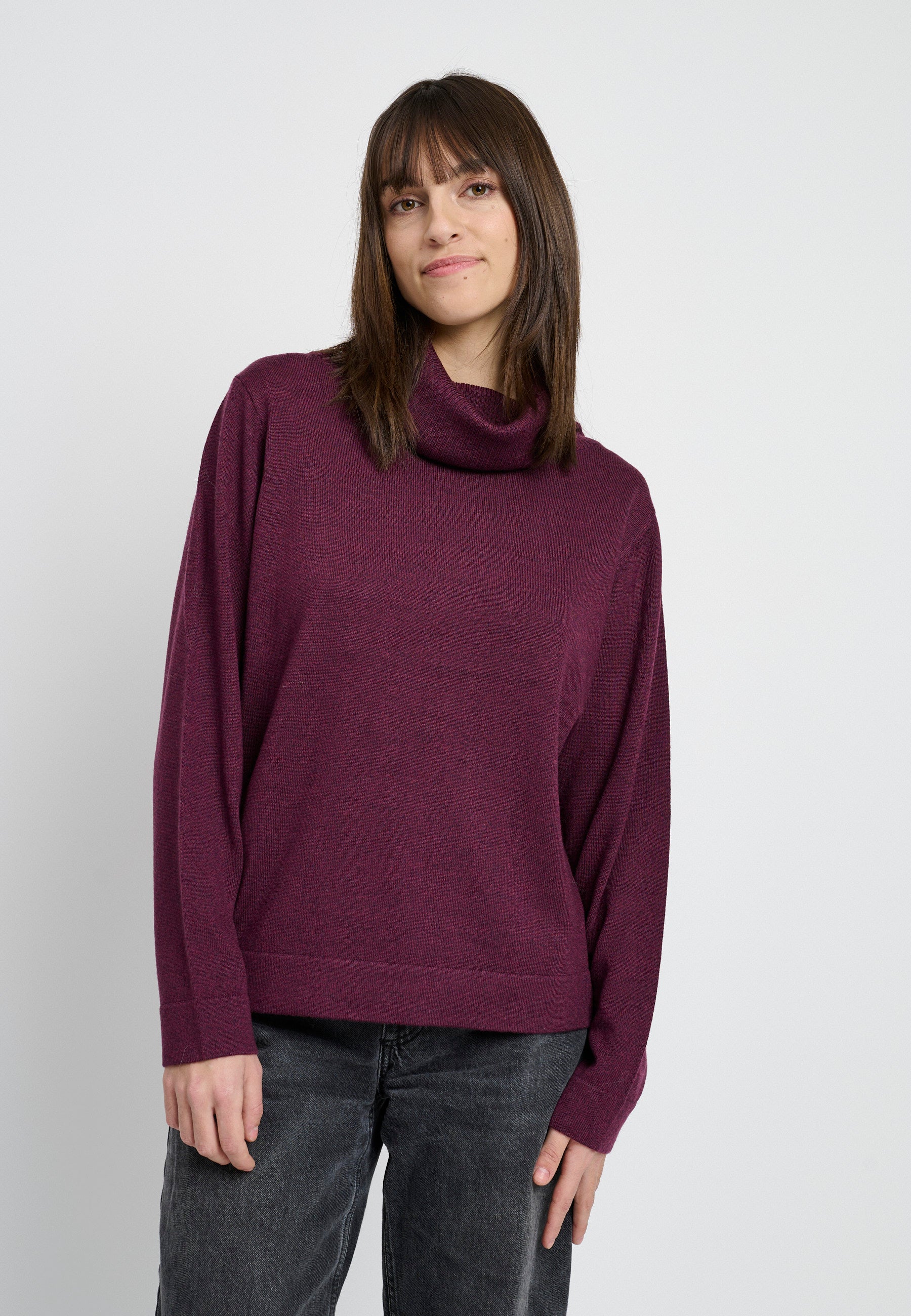 Lind Kirsten Knit Pullover 2660 granat red melange