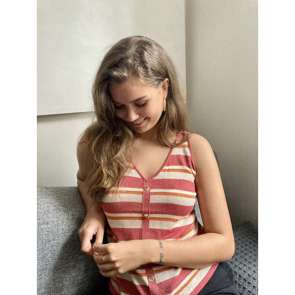 Minus Korina striped top Knit Striped