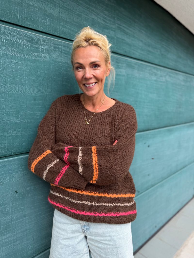 Lind LBBålhygge Knit Pullover 1500 BROWN
