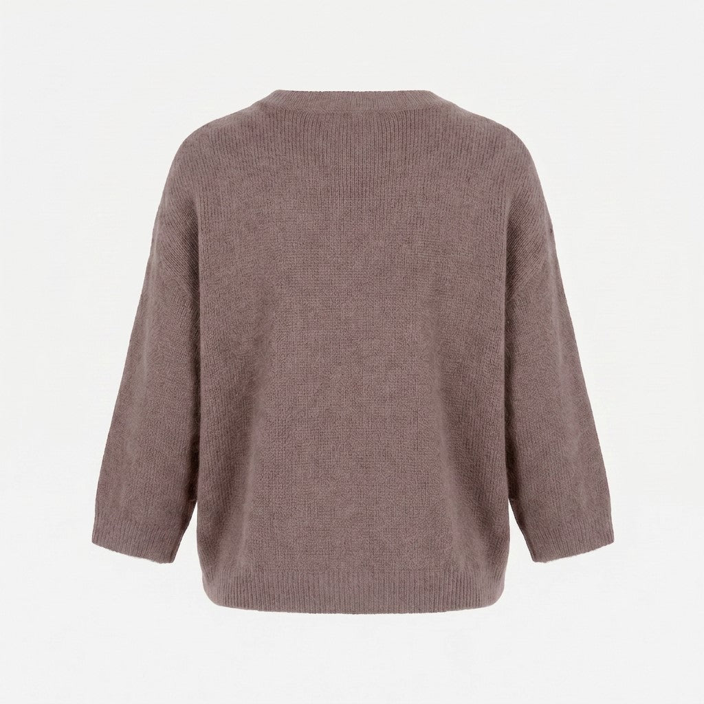 Lind LBHverdags fin Knit Pullover 1300 Taupe