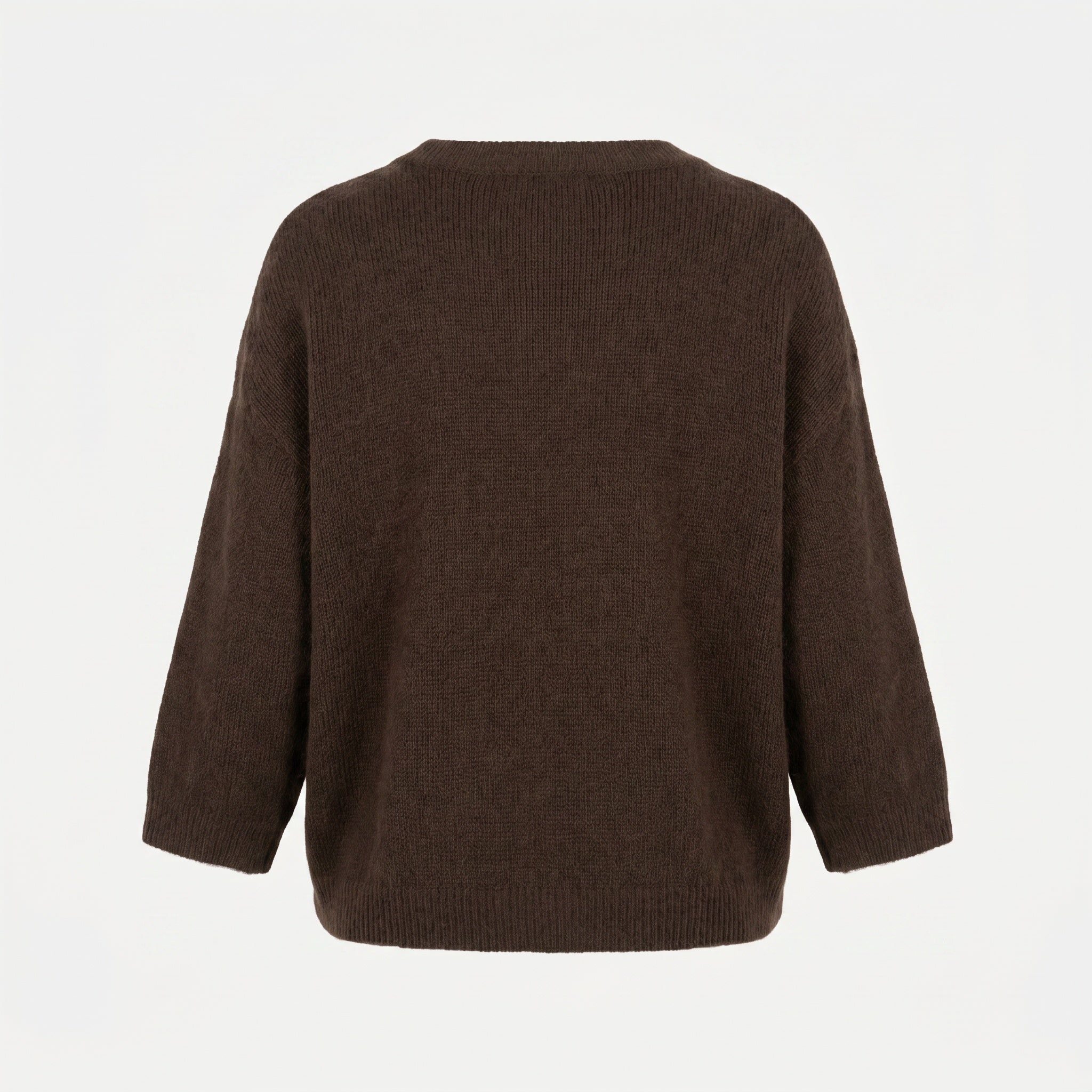 Lind LBHverdags fin Knit Pullover 1500 BROWN
