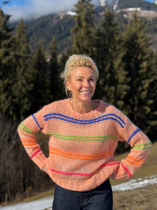 Lind LBPetunia Knit Pullover 8001 Soft Peach