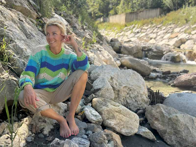 Lind LBVind i Håret Bluser 5500 BLUE