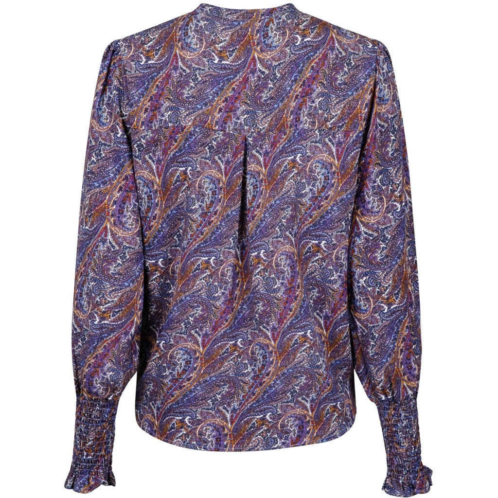 Neo Noir Landa Paisley blouse Skjorter og bluser Dusty blue