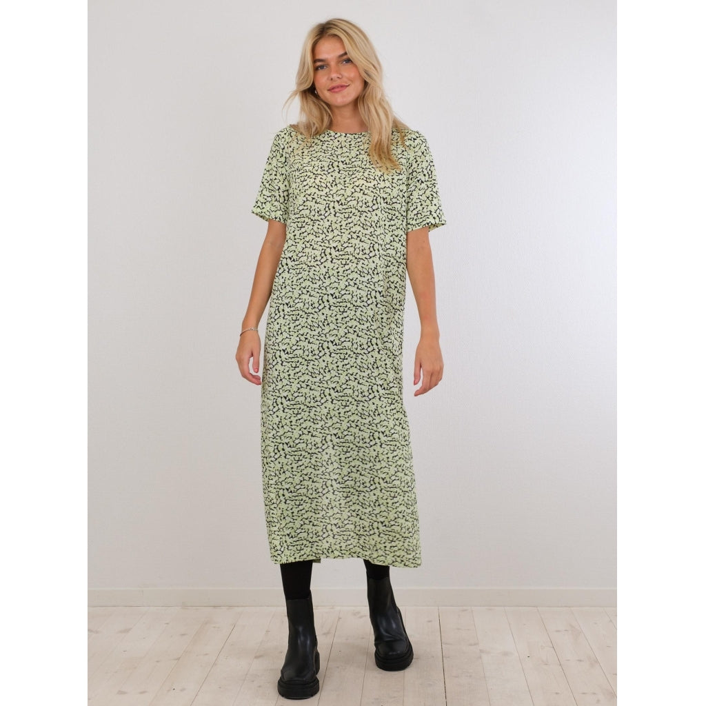 Neo Noir Larri fall leaf dress Dress Green