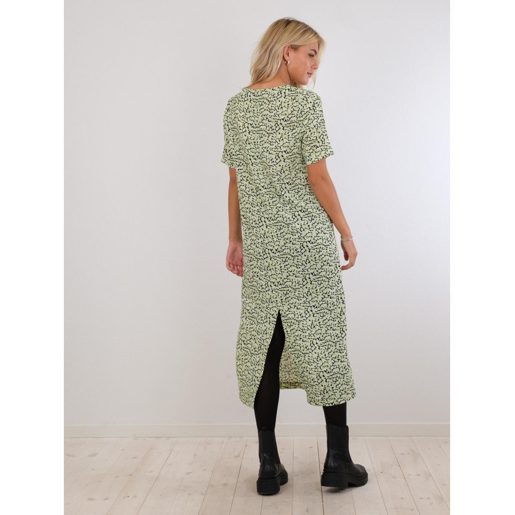 Neo Noir Larri fall leaf dress Dress Green