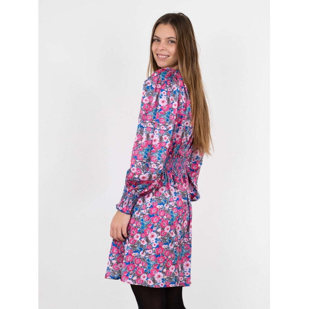 Neo Noir Lecia fall flower dress Dress Pink
