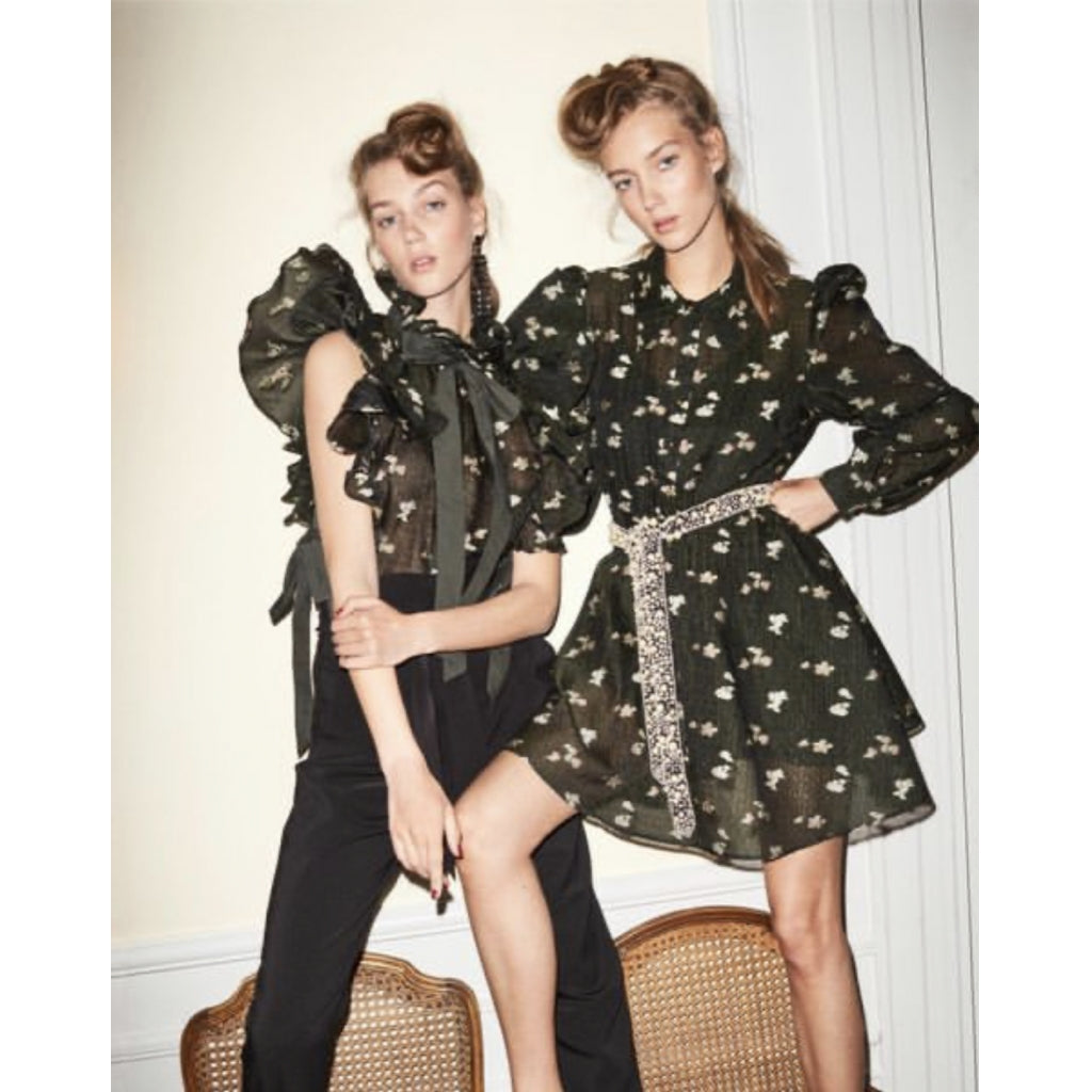 Custommade Leoni dress Dress Dark olive