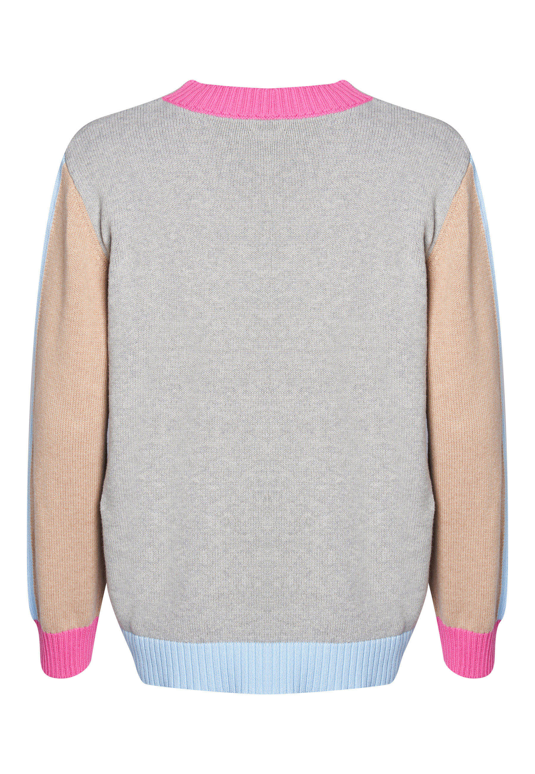 Lind LiAda Knit Pullover 9450 LIGHT GREY MELANGE