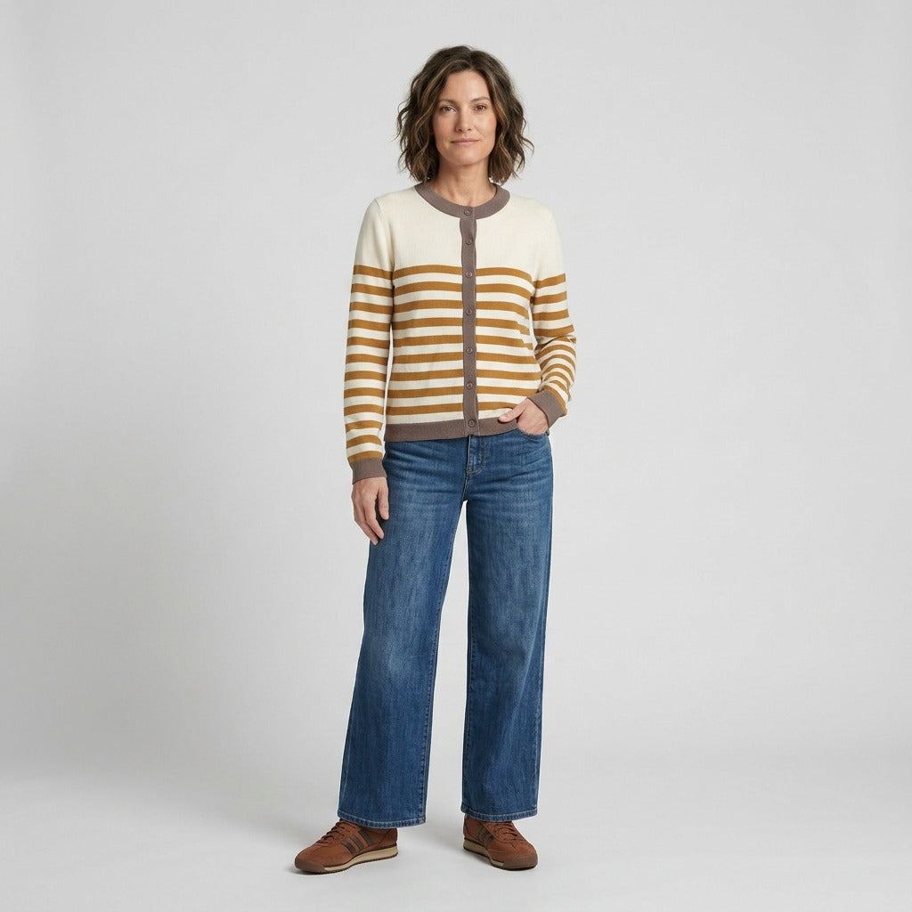 Lind LiAnnie Knit Cardigan 1500 BROWN